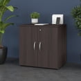 thumbnail image 6 of Studio C Office Storage Cabinet with Doors in Storm Gray - Engineered Wood, 6 of 6