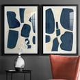 thumbnail image 5 of Wexford Home Blue Pieces I Abstract Art, Framed Art, 26.5" x 36.5" Black Frame, Ready-Hang, 5 of 9