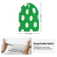 thumbnail image 2 of Hirioo Green And White Polka Dot for Men's Knit Cuffed Beanie for Outdoor Activities Unisex, 2 of 6