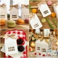thumbnail image 4 of Wrapables House Shaped Gift Boxes with Ribbons for Weddings, Housewarming, Cookies, Candies, Treats, Party Favors (Set of 24), 4 of 5