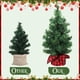 thumbnail image 4 of Árbol de Navidad artificial con cenna apagada de 40 cm con base x12, 4 of 6