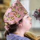 thumbnail image 3 of Sombreros abultados Gorro unisex Impreso Laboratorio Sombrero a prueba de polvo Enfermera Doctor Ajustable Cabeza Aseo Trabajo Sombreros , B B Magideal Sombreros abultados, 3 of 7