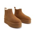 thumbnail image 5 of Bota Plataforma Chelsea Arriba del Tobillo para Mujer Talla 24 Café, 5 of 5