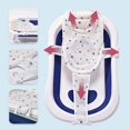 thumbnail image 1 of Red de soporte para asiento de baño de bebé, red de baño estampada con seis puntos de apoyo de seguridad, 1 of 5