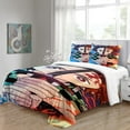 thumbnail image 4 of Ghost Slayer Anime Characters Bedding Set With Pillowcases Cartoon Duvet Cover With Zipper Closure Soft Microfiber Single 135*200 Cm, 4 of 5
