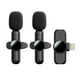 thumbnail image 1 of Micrófono de solapa inalámbrico para iPhone y iPad, micrófono inalámbrico Plug and Play para grabación, transmisión en vivo, YouTube, TikTok, cancelación de ruido, sincronización automática, sin, 1 of 5