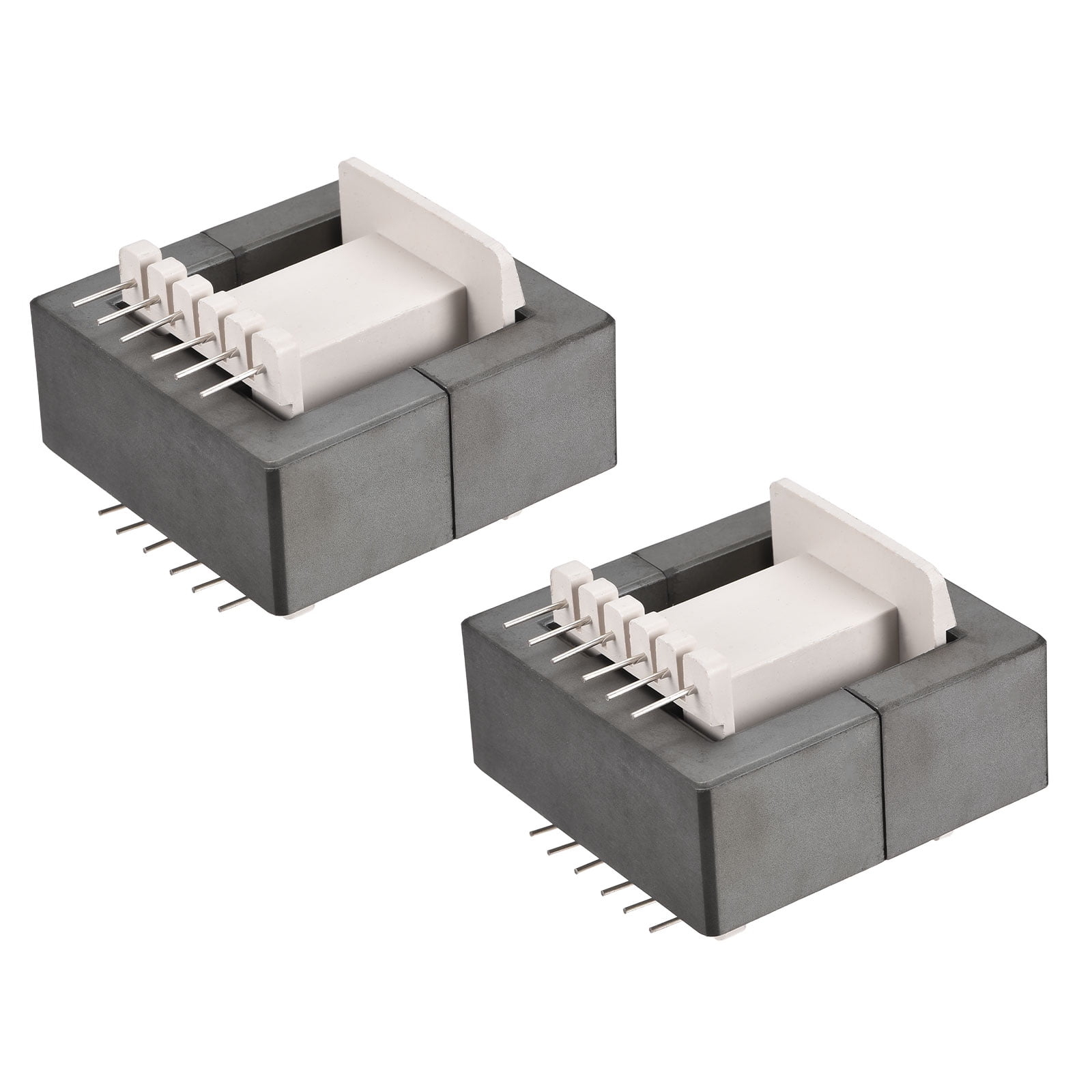 Uxcell Transformer Bobbin EE65B Vertical 6+6 with Ferrite Core Halves 2