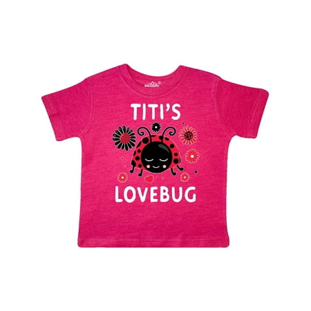 

Inktastic Valentine s Day Titi s Lovebug Gift Toddler Boy or Toddler Girl T-Shirt