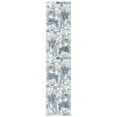 thumbnail image 3 of SAFAVIEH Century Bentley Distressed Area Rug, Grey/Blue, 10' x 14', 3 of 9