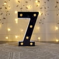 thumbnail image 4 of Washranp LED Light Up Number Sign with Hanging Hole,Numbers Night Light Battery Powered for Christmas Wedding Home Decoration, 4 of 5