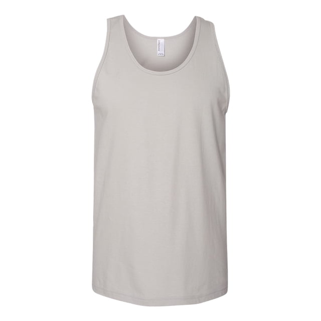 American Apparel Fine Jersey Tank, XL, New Silver