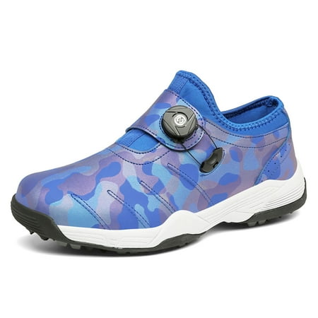 

Earlde Women Men Waterproof Spikeless Golf Shoes with Lace System