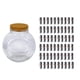 thumbnail image 1 of FELTECHELECTR Juego de botellas de deseos con cápsulas, frascos de deseos de vidrio, elegantes y creativos (negros), 1 of 6