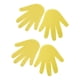 thumbnail image 4 of pares de marcadores con forma de mano YUNYI BRAND antideslizante amarillo, 4 of 8