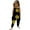 Black, variant on Odeerbi 1-6 Years Toddler Girls Summer Jumpsuit Sunflower Camisole Romper Casual Breathable Comfortable Overalls Strap Bib Overall Pants Playsuit