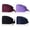 1# 4PCS Black Blue Purple Wine, variant on Classic Scrub Cap with Buttonholes Soft Lining Lightweight Breathable Easy Adjust Unisex