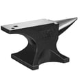 thumbnail image 1 of VEVOR Single Horn Anvil, 66Lbs Cast Steel Anvil, High Hardness Rugged Round Horn Anvil Blacksmith, Large Countertop and Stable Base, with Round and Square Hole, Metalsmith Tool for Bending and Shaping, 1 of 9