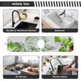 thumbnail image 7 of Coolnut Watercolor Birds Leaf Kitchen Sink Splash Guard 2 Packs Faucet Absorbent Mats Autumn Maple Leaves Faucet Handle Drip Catcher Quickly Drying Mat for Kitchen Counter Bathroom, 14.9"x5.5", 7 of 7