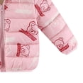 thumbnail image 5 of yocbz Jacket Unisex Kids Winter Puffer Jacket for Boys Girls Lightweight Full Zipper Long Sleeve Hooded Jacket Trendy Toddler Kids Coat Pink,Size for 5-6 Years, 5 of 7