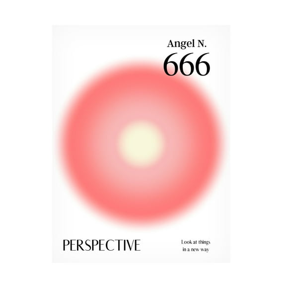 Trademark Fine Art Amelie Angel Number 666 Canvas Wall Art