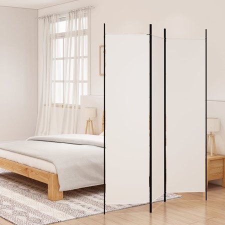 vidaXL 3枚パネル 間仕切り アントラシート 150x200cm ファブリック家具 間仕切り 代引不可
