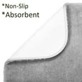 thumbnail image 5 of Gorgeous Home Linen 2-Piece Light Pink Solid Print Polyester Bath Mats with Non-Slip Backing, 5 of 6