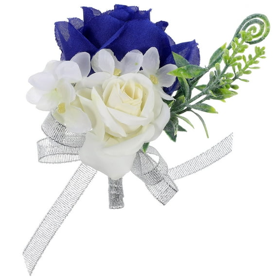 Masteelf Corsage Bracelet Artificial Flower Wrist Corsage Wristlet for Bride Bridesmaid Floral Wrist Corsage