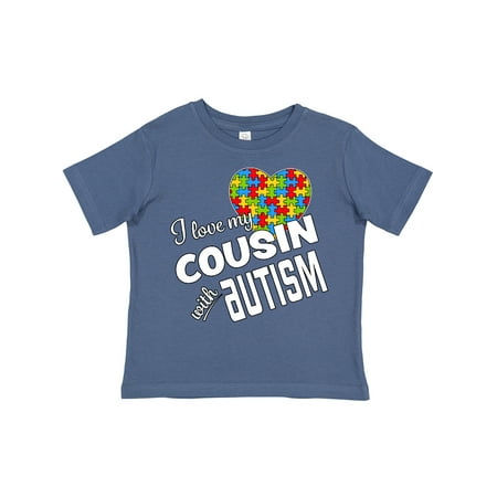 

Inktastic I Love My Cousin with Autism Gift Toddler Boy or Toddler Girl T-Shirt