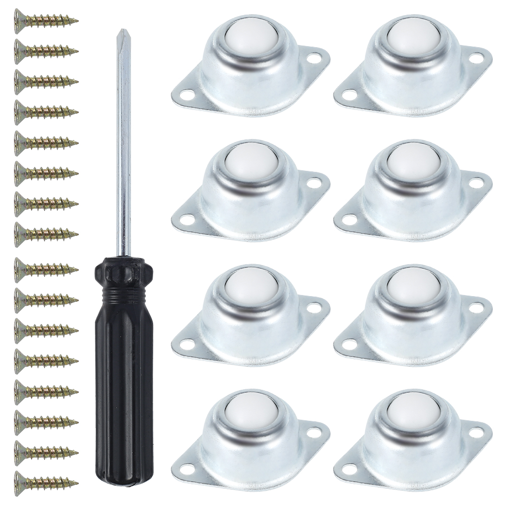 Willstar Round Ball Casters, Furniture Wheels Flat Ball Roller