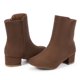 thumbnail image 4 of Botas PANDANINJIA Alyssa Fashion con punta cuadrada y tacón bajo para niñas, 4 of 8