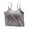 B-Dark Gray, variant on Women's Cropped Tank Tops Modal Spaghetti Strap Camisole Tops Basic Sports Crop Cami Half Camisoles With Chest Pad A-Purple