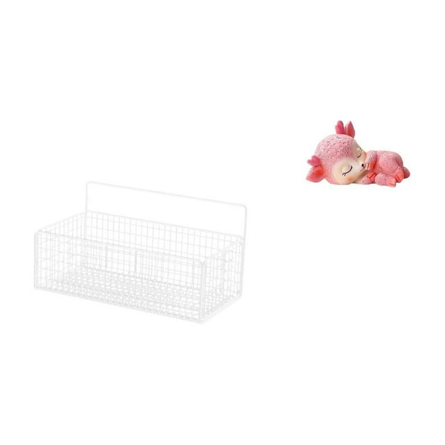 Cesta de almacenamiento,Cesta organizadora de almacenamiento de cocina colgante de alambre,Organizador de pared para baño con cesta de almacenamiento de alambre,Escultura de ciervo,Estatuas de
