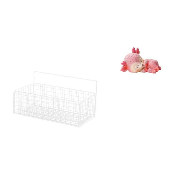 Cesta de almacenamiento,Cesta organizadora de almacenamiento de cocina colgante de alambre,Organizador de pared para baño con cesta de almacenamiento de alambre,Escultura de ciervo,Estatuas de