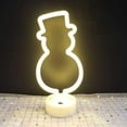 thumbnail image 1 of LED Neon Signs Neon Night Light Sign for Party Supplies Girls Room Decoration Accessory (Snowman), 1 of 7