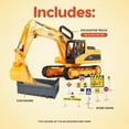 thumbnail image 3 of Beemo Excavator Toy Truck, Realistically Designed Girl & Boy Toys, Friction-Powered Construction Vehicle Toys, Construction Toys & Toy Trucks for 3+ Year Old Boys & Girls, 17.5 x 5.5 x 8 inches, 3 of 7