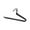 Black, variant on Ke1Clo Hangers for Pants, Pants Hangers Non Slip, Open Ended Pants Hangers for Closet, Space Saving Heavy Duty Metal Hangers Clothes Hanger
