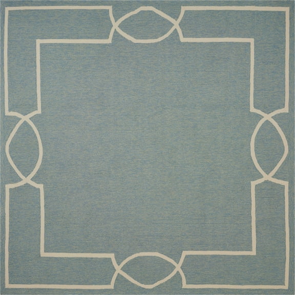 7' Square UV treated Polypropylene Spa Area Rug