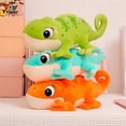 thumbnail image 2 of Lindo reptil lagarto camaleón Iguana Gecko juguetes de peluche muñeca de animales de peluche bebé niños regalos de cumpleaños decoración de la habitación, 2 of 4
