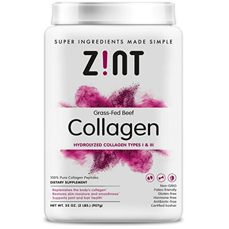 Hydrolyzed Collagen Powder (32 oz): Anti Aging Collagen Peptides Protein Supplements - Unflavored, Paleo Friendly,