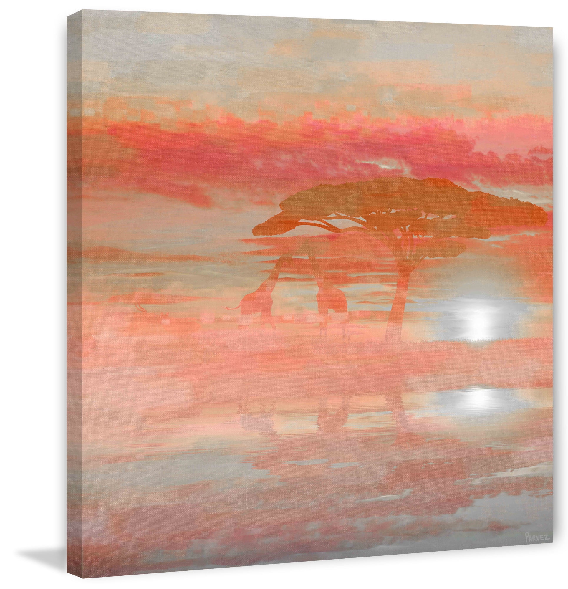 Parvez Taj "Gentle Giants" Print on Canvas
