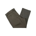 thumbnail image 2 of Dockers Mens Big & Tall Woven Pleated Khaki Pants Taupe 40/36, 2 of 2
