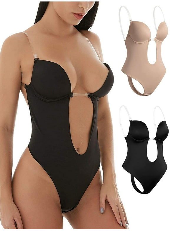Deep Plunge Bodysuit Shapewear