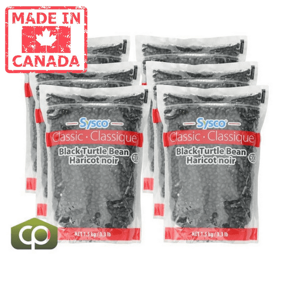 Sysco Classic Bean Black Turtle 1.5KG/3.3LBS (6/Case)- Canadian Made