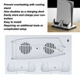 thumbnail image 4 of Cooling Fan Charging Stand with Heat Dissipation, Convenient Storage for Game Console Controller, Simple Appearance, Easy Installation, Durable Material, 4 of 7