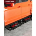 thumbnail image 2 of M optimized Running Boards Compatible with 2019-2025 Dodge Ram 1500 Crew Cab, Steel Rock Sliders for 2019 2020 2021 2022 2023 2024 Ram 1500 New Body Supercrew Cab Only, 2 of 5