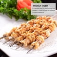 thumbnail image 5 of Tineasur 100Pcs Barbecue Skewer Tool Stainless Steel for Outdoor Cooking and Picnic, 5 of 7