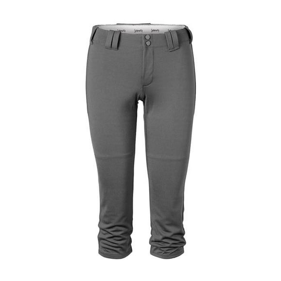 Soffe Intensity 889155294430 Women Home Run Pant&#44; Gunmetal - 2XS