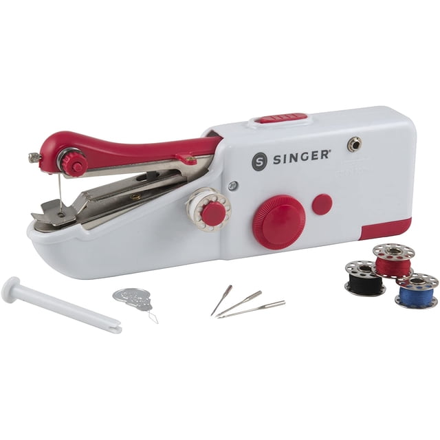 SINGER Machine à Coudre à la Main Sans Fil Rapide Stitch Sew avec Interrupteur d'Alimentation Intégré