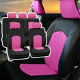 thumbnail image 2 of FH Group, Perforated Leather 3 Row Full Set Seat Covers for 7 Seaters SUV Van, 8 Colors, 2 of 10