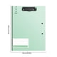 thumbnail image 3 of Carpeta de portapapeles para oficina y escuela – Tabla gruesa de plástico con clip, portapapeles A4 para estudiantes, casa, aula, verde azul rosa negro blanco, 3 of 6